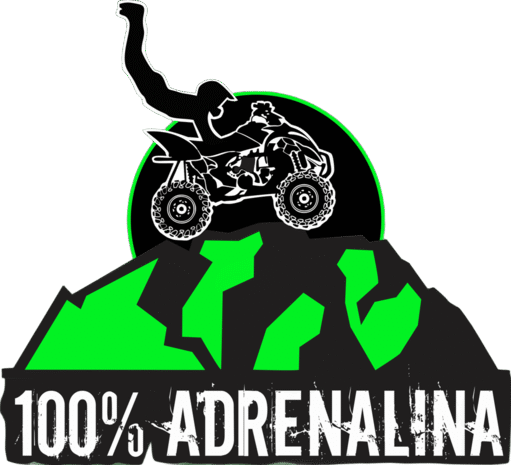 100% adrenalina villa de leiva logotipo